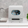 thumbnail image 1 of 1200W Portable White Countertop Dishwasher Compact Dishwasher 5 Washing Programs, 1 of 13
