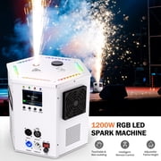 1200W RGB LED Cold Spark Machine Firework Machine Stage Effect DMX for Wedding Party White
