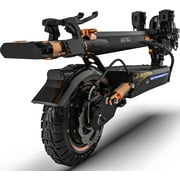 1200W Off Road Electric Scooter for Adult, 48V 15AH Folding E-Scooters Up to 31Mph & 31Miles Range,11" All Terrain Tire E-Scooter with Double Suspension & Side Light