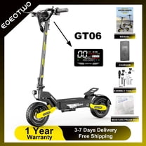 EOEOTWO Off Road Electric Scooter for Adults, 1200W High Power Motor, 30MPH & 25 Miles Range, 11" All-Terrain Tires, Foldable Commuter E-Scooter, 330lbs Capacity