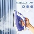 thumbnail image 1 of 1200W Steam Iron with Non-Stick Soleplate, Adjustable Temp & Steam CONTROL, Overheat Protection, Compact for Travel, 1 of 11