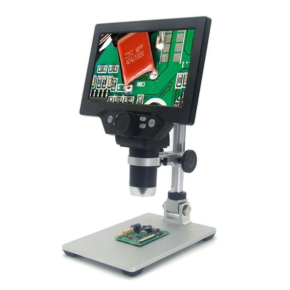 1200X Digital Microscope USB Portable 7 Inch LCD Video Soldering Microscope PCB Phone Repair Inspection