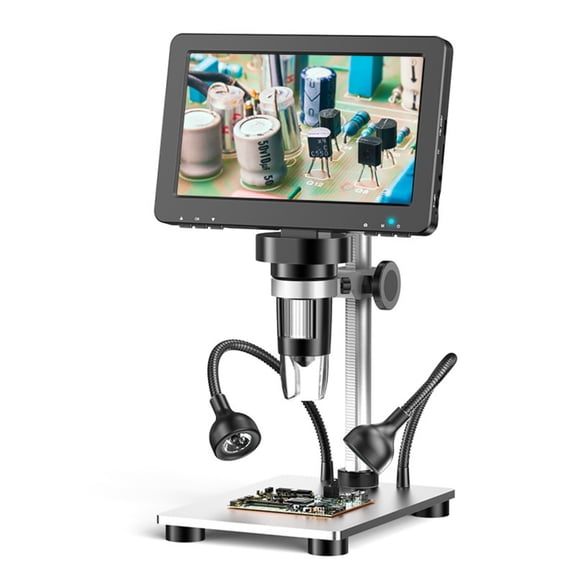 1200X Magnification Digital Microscope Featuring 7Inch Display and Remotes Control for Enhanceds Observation Experience