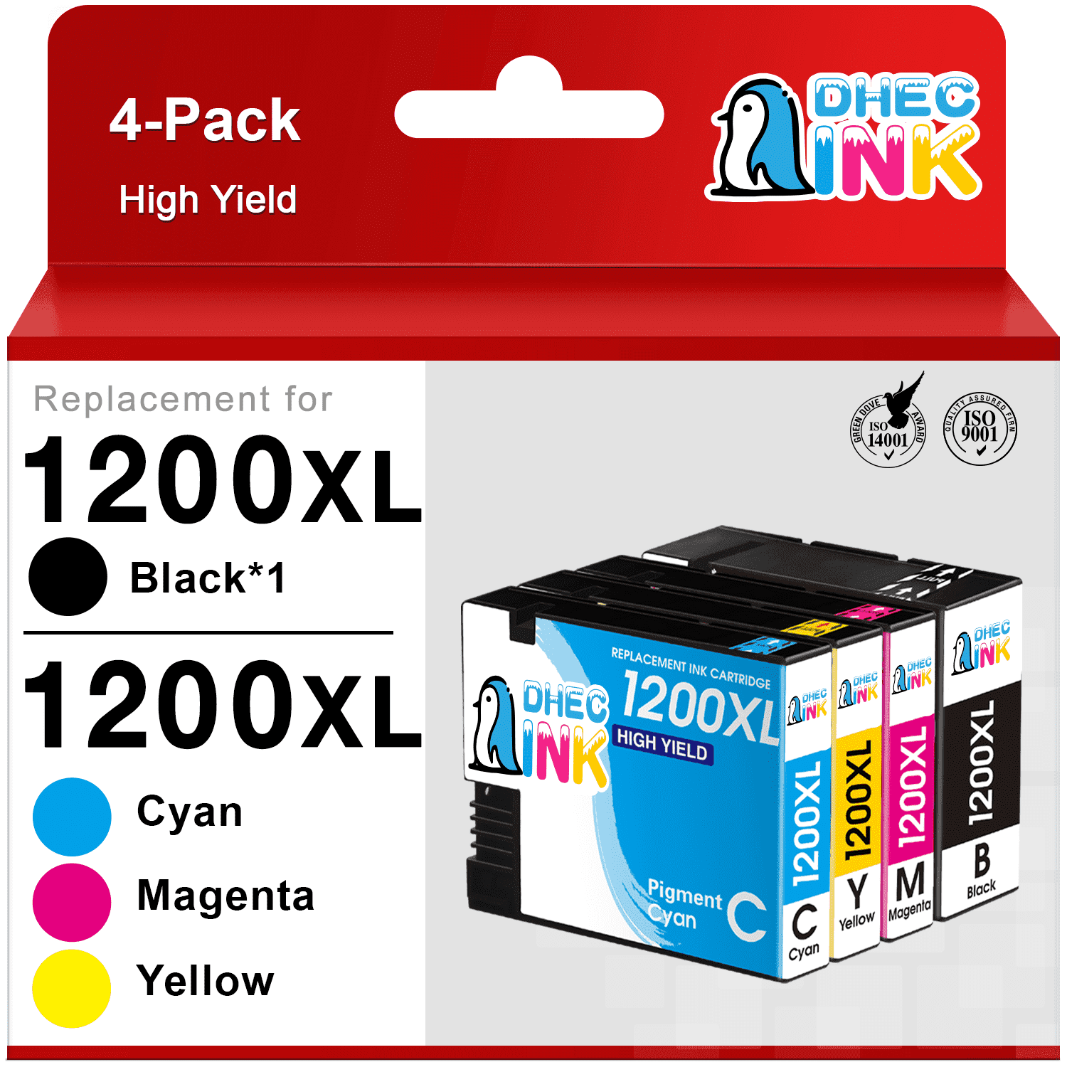 1200XL Ink Cartridges for Canon MAXIFY MB2320/2020/2720/2120/2050 ...