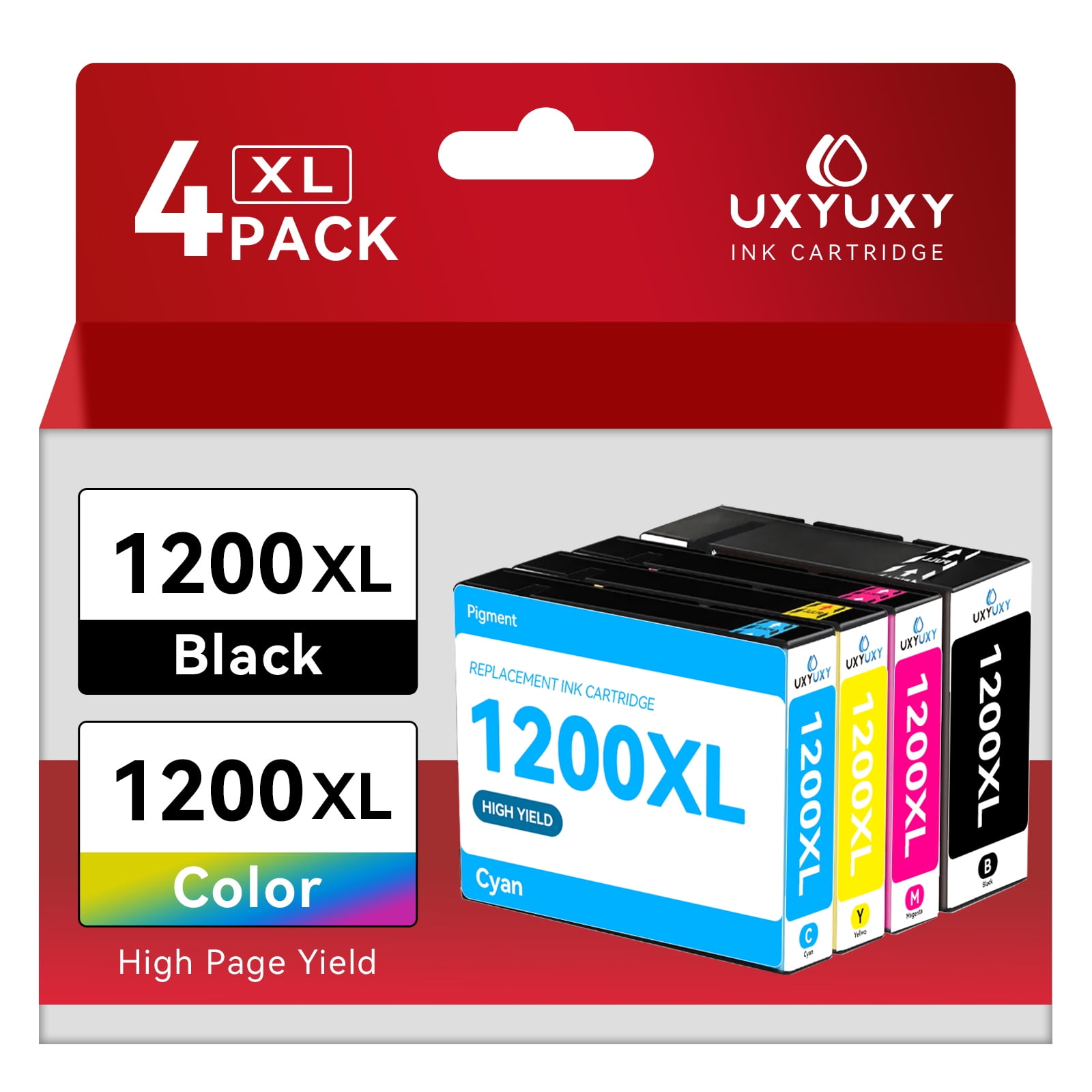 1200XL 1200 Ink cartridges for Canon PGI-1200XL PGI-1200 XL Compatible ...