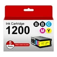 thumbnail image 1 of 1200XL Ink Cartridges Compatible for Canon PGI-1200XL CLI-1200XL PGI1200XL CLI1200XL to Use with MB2350 MB2120 MB2720 Printer (5 Pack), 1 of 7