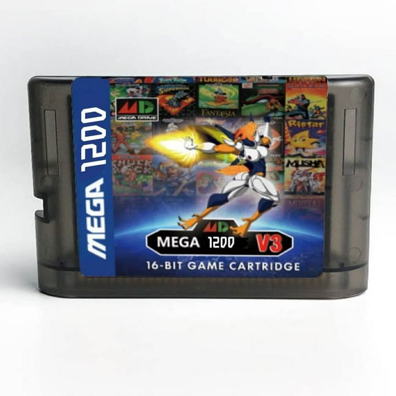 1200in1 Game Cartridge for Sega Mega Drive - Genesis 16 bit Game Card Classic Collection