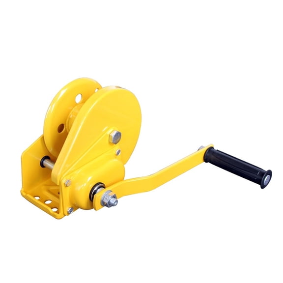 1200lb Hand Crank Two-way Self-locking Manual Winch Household Small Portable Traction Hoist With Brake Manual Winch ,Outstanding Load Capacity
