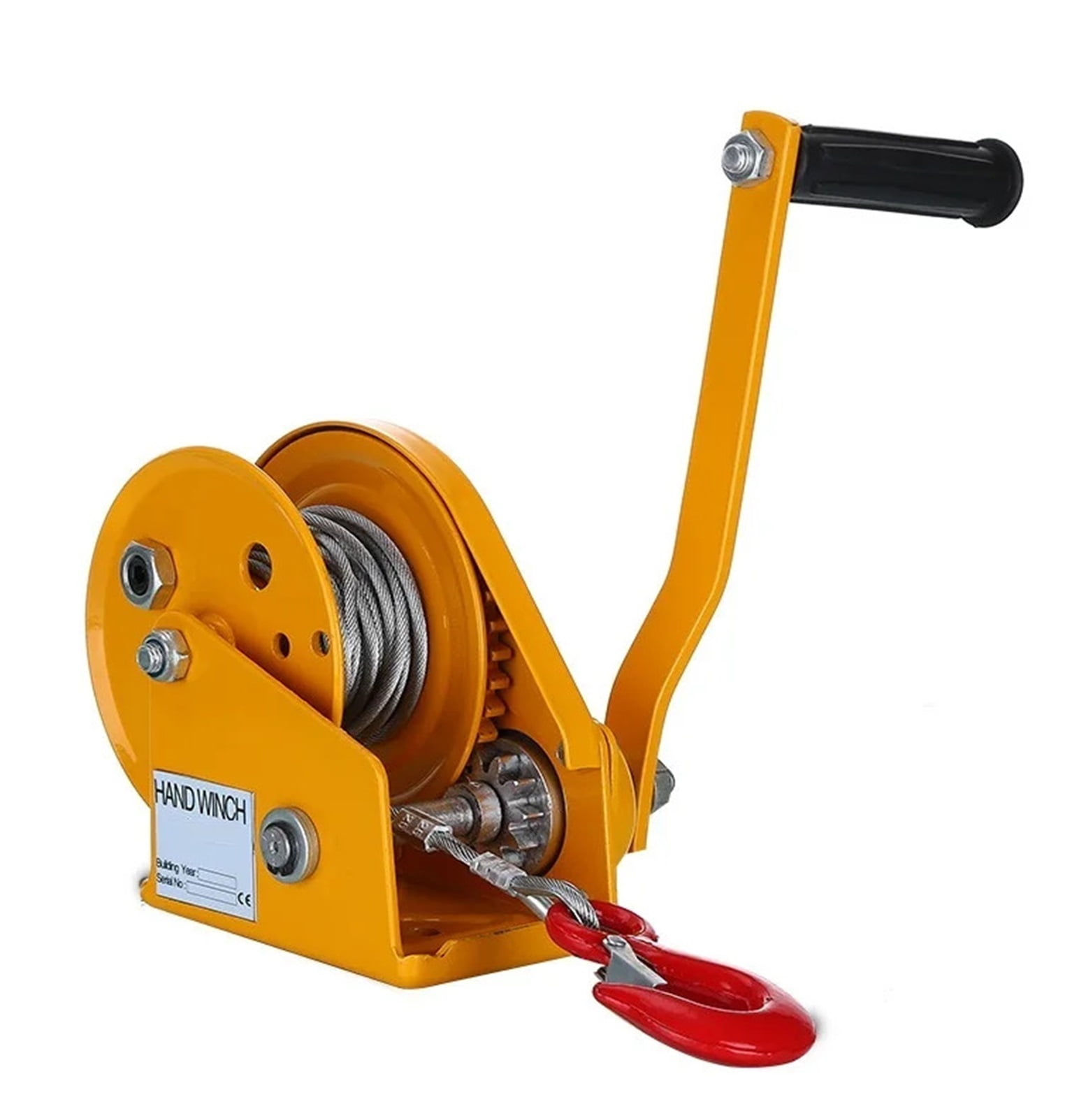 1200lbsx20M Boat Truck Windlass Portable Auto Hand Manual Winch With Self-locking, Hand Tool ,Easy to Use