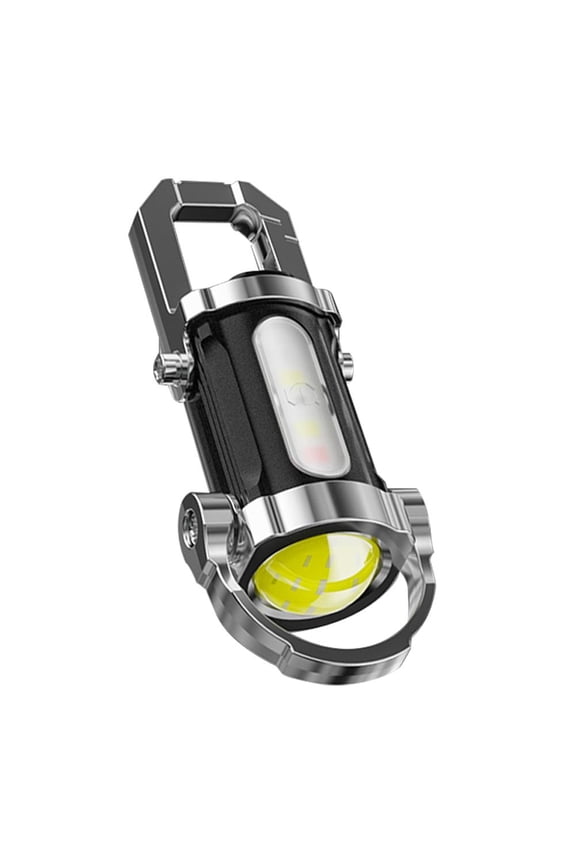1200lm Super Bright Mini Keychain Flashlight Waterproof,Super Bright Mini Keychain Flashlight,Rechargeable Keychain Flashlights,7 Modes and Ipx4 Waterproof for Walking,Searching and Hiking