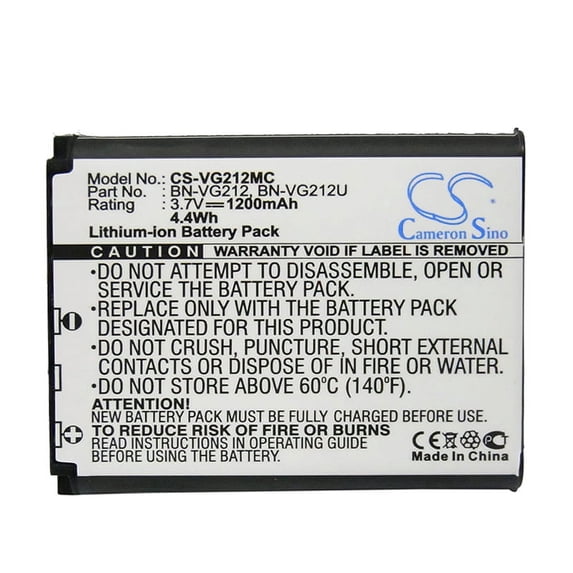 1200mAh JVC BN-VG212 BN-VG212USM BN-VG212U Battery for GZ-V500BU GZ-VX705 GZ-V500BUS GZ-V500 GZ-V505B