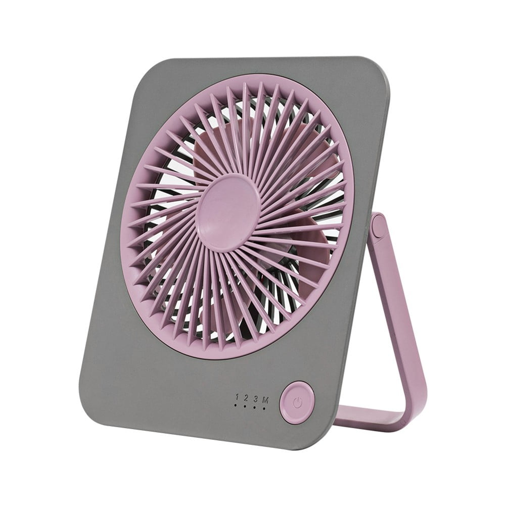 1200mAh Portable Desktop Fan Ultra-Thin Powerful Silent Air Circulator Fan USB Ventilator Fan For Office Home Bedroom Dormitory