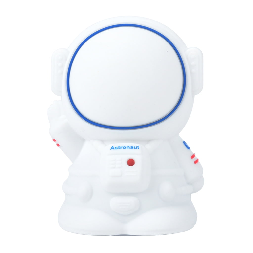 Cute Spaceman LED Night Light Nursery Silicone Astronaut Lamps Desktop Decoration Light Birthday Gift for Baby Toddler