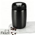 thumbnail image 1 of Fkszll Coffee Vacuum Canister 1.2L 16oz Coffee Bean Container Stainless Steel Large Capacity Airtight Food Storage Container for Coffee Bean Tea, 1 of 9