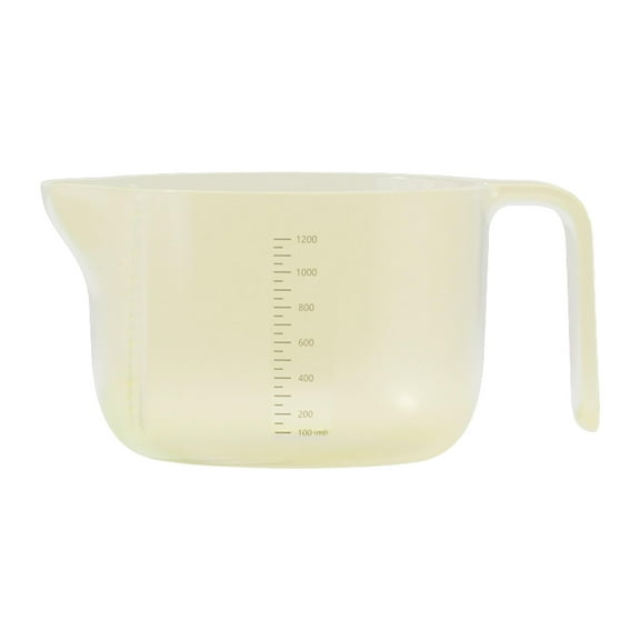 1200ml Large Capacity Measuring Cup with Handle, Kitchen Baking Mixing Pitcher with Filter Graduated Markings, Colour as Pictured