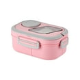thumbnail image 1 of 1200ml Lunch Box, Adult Bento Box with Utensil Set, Leak Proof Microwave Safe Lunch Container for Work, Fresh Keeping Insulated Meal Prep Container for Dining Out, 1 of 9