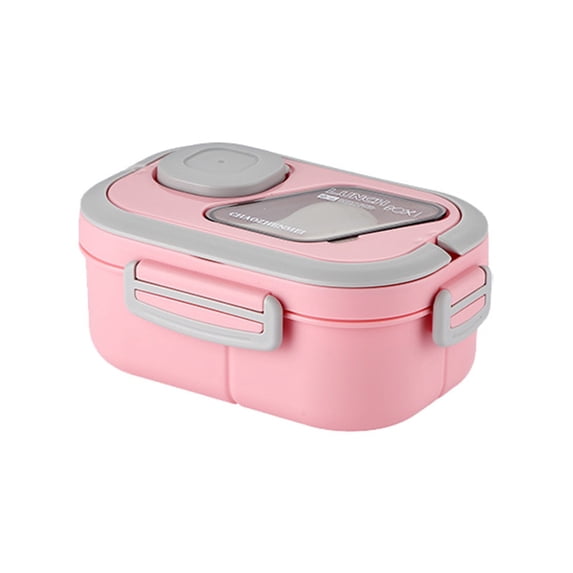 1200ml Lunch Box, Adult Bento Box with Utensil Set, Leak Proof Microwave Safe Lunch Container for Work, Fresh Keeping Insulated Meal Prep Container for Dining Out