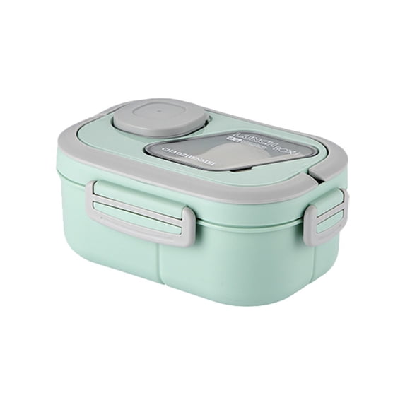 1200ml Lunch Box, Adult Bento Box with Utensil Set, Leak Proof Microwave Safe Lunch Container for Work, Fresh Keeping Insulated Meal Prep Container for Dining Out