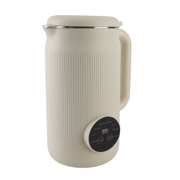 1200ml Soy Milk Maker Juice Blender, Multi-Functional Nut Milk Maker Machine & Hot Tea Soup Kettle with Built-In Timer, Automatic Self Cleaning, 40.57 fl oz / 1.2L Capacity White Countertop Blender