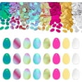 thumbnail image 1 of 1200pcs 8 Colors Large Sequins Pendants Oval Egg-Shaped Sequins 19x12mm Egg Sequin Loose Sequins and Spangles for Embroidery Applique Knitting Arts Crafts and Embellishment, 1 of 6