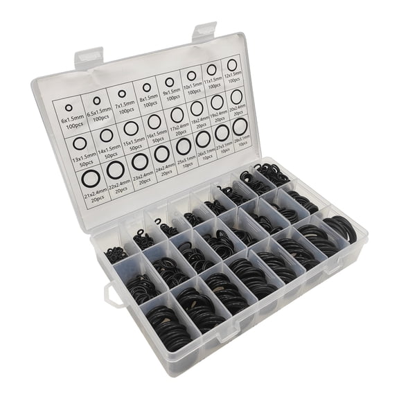 1200pcs Faucet Rubber Washers Kit O Rings Assortment Set for Assorted Plumbing Faucet Sealing Repair