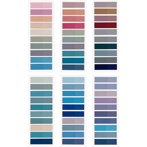 1200pcs Tabs for Annotating Books, Morandi Book Tabs for Binders, Page Markers for Notebooks, Clear Sticky Notes, Multi-Colored Writable and Repositionable Cute Annotation Tabs