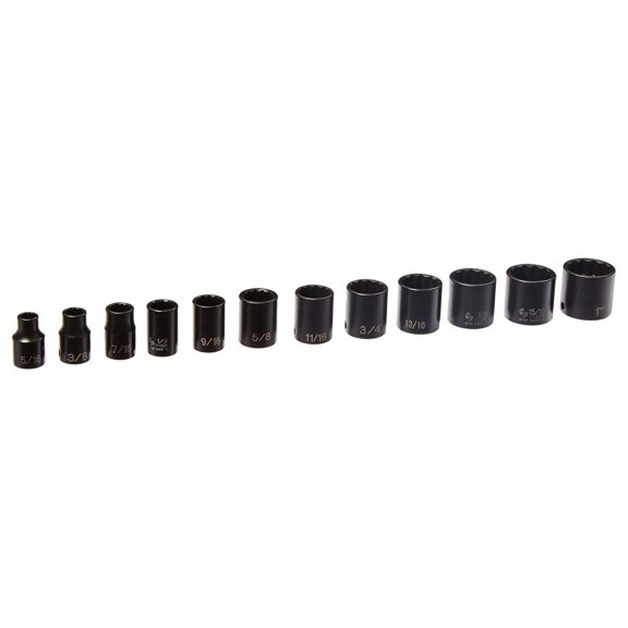 (1202 3/8" Drive 12-Piece 12-Point Standard Length Socket Set
