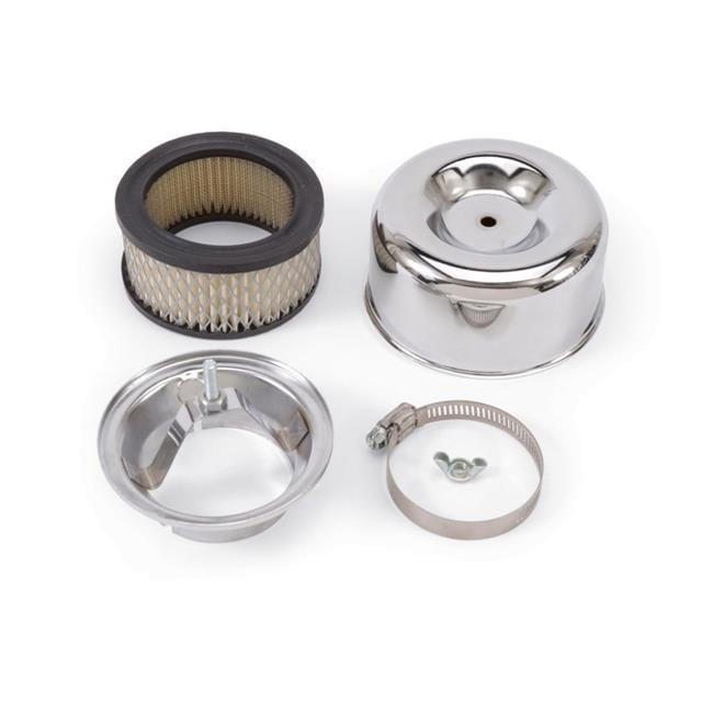 Edelbrock Chrome Round Air Cleaner - 94 2BBL Carb Edelbrock Chrome Round Air Cleaner - 94 2BBL Carb