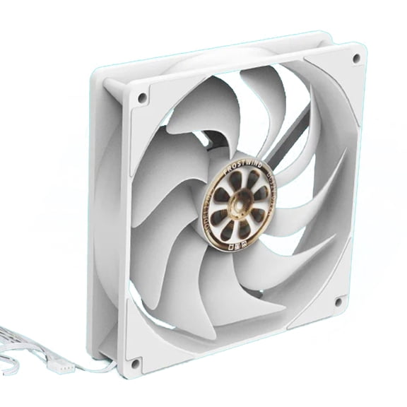 12025 12CM PWM Intelligent Temperature Control Quiet CPU Cooling Fan Plastic Metal Construction