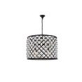 thumbnail image 1 of 1204 Madison Collection Pendent lamp D:27.5" H:21" Lt:8 Mocha Brown Finish (Royal Cut Crystals), 1 of 9