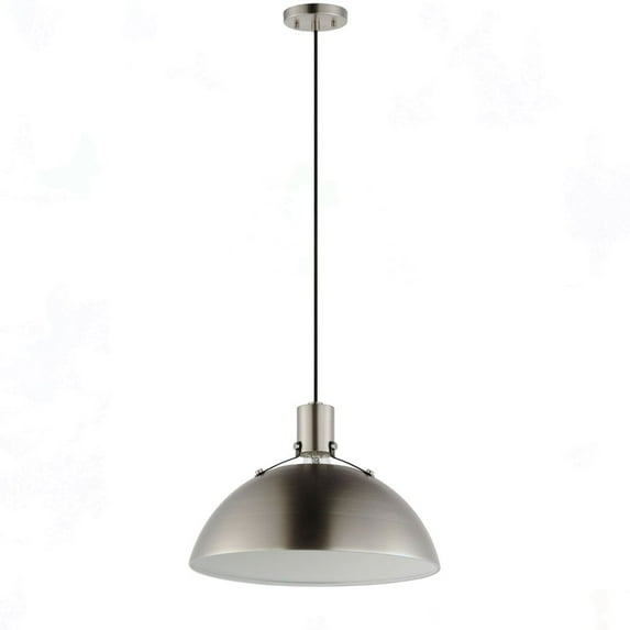 12042SN-Maxim Lighting-Dawn - 1 Light Pendant-8.75 Inches Tall and 12 Inches Wide-Satin Nickel Finish -Traditional Installation