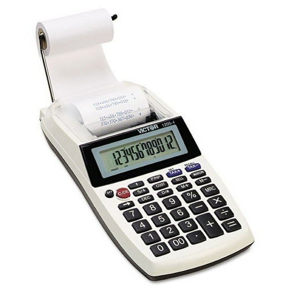 1205-4 Palm/desktop One-Color Printing Calculator, Black Print, 2 Lines/sec | Bundle of 10 Each