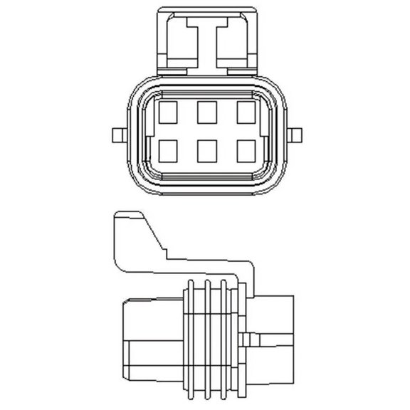 12052848  Automotive Connectors Housing 6 Position 150 Series 14A Crimp ST Cable Mount Black