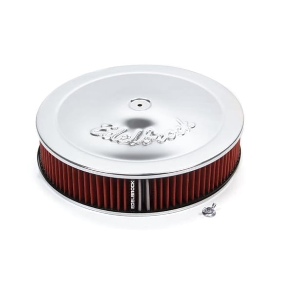 1206 14 x 3 in. Pro-Flow Air Cleaner Kit, Chrome