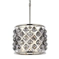 thumbnail image 1 of 1206 Madison Collection Pendent lamp D:14" H:13" Lt:4 Polished nickel Finish (Royal Cut Silver Shade Crystals), 1 of 3