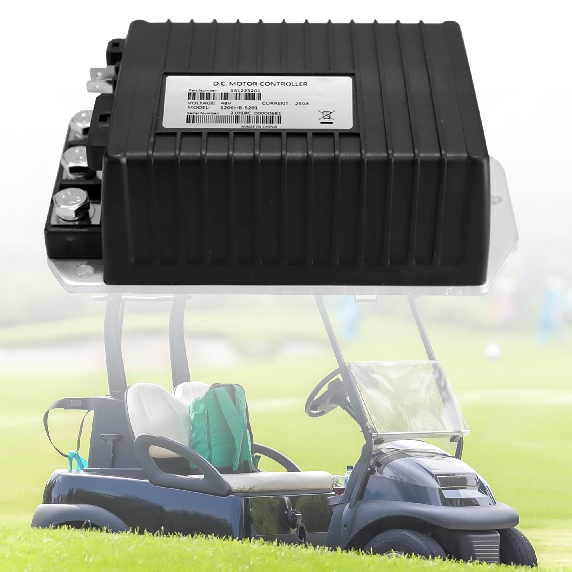 48V 250A Golf Cart Controller 1206HB-5201 for EZGO 2010-2019, Express S4/L4, MPT 800/1000, Cushman Hauler 800/1000