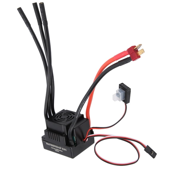 120A Brushless Waterproof Electronic Speed Controller ESC for 1/8 1/10 Car
