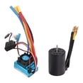 thumbnail image 1 of 120A ESC Combo, Compact Lightweight 3100KV Brushless Motor  For 1/10 RC Car, 1 of 8