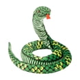 thumbnail image 1 of 120Cm Green Plush Snake Toy, 1Pc Unlabeled Soft Stuffed Animal Decor For & Teenager, Cobra Shape Plushie Decorative Ornament For Room Office Display, 1 of 5