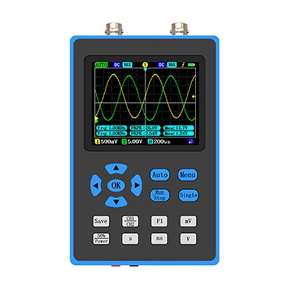 120M Bandwidth Portable Dual Channel Digital Oscilloscope 10mV Minimum Vertical Sensitivity FFT Spectrum Analysis Tools ,Professional Designed