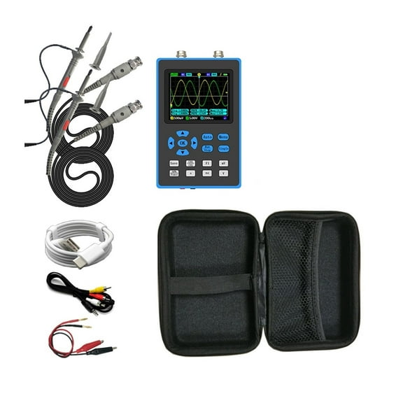 120M Bandwidth Portable Handheld Dual Channel Oscilloscope 10mV Minimum Vertical Sensitivity Spectrum Analysis ,Professional Designed
