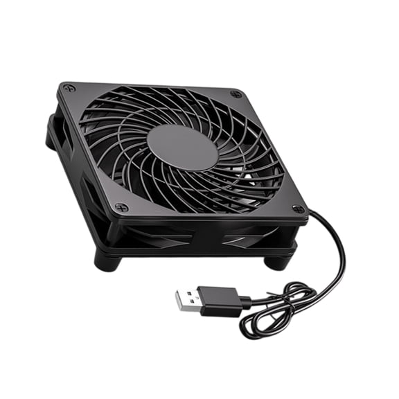 120MM USB 5V Cooling Fan Portable Cooling Fan for HDTV Receiver Router DVR Computer Cabinet Component