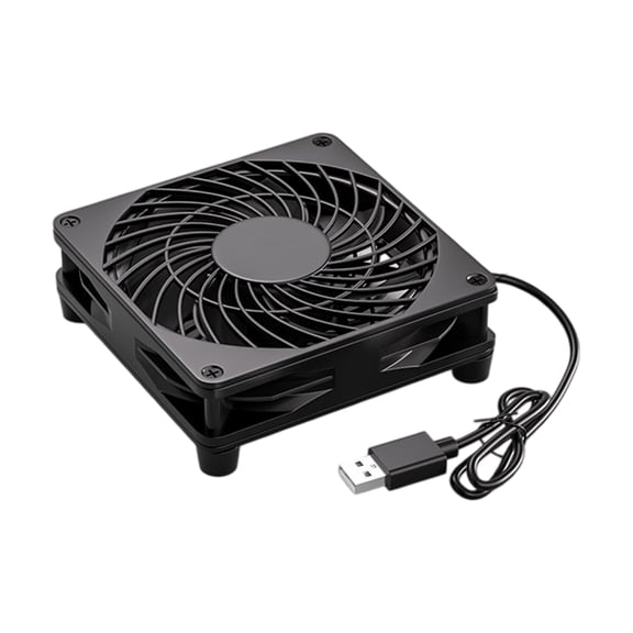 120MM USB 5V Cooling Fan Portable Cooling Fan for HDTV Receiver Router DVR Computer Cabinet Component