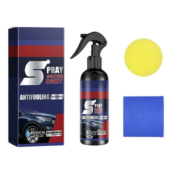 120Ml 3-In-1 Ceramic Car Coating Spray With Hydrophobic Technology Quick Application For Paint Protection & Scratch Resistance #620rQ