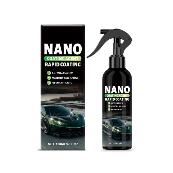 120Ml Automobile Ceramic Coating Spray Waterproof Protection Mirror Brightening Coating Agent Plastic Car Care Vehicle Detailing Polish Sealant