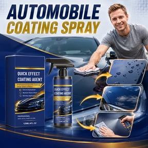 120Ml Car Ceramic Coating, Quick Effect Coating Agent for Car, Shine Boosting Car Coating Agent, Long Lasting Paint Sealant for Vehicles, Delivers Instant Deep Gloss Finish,