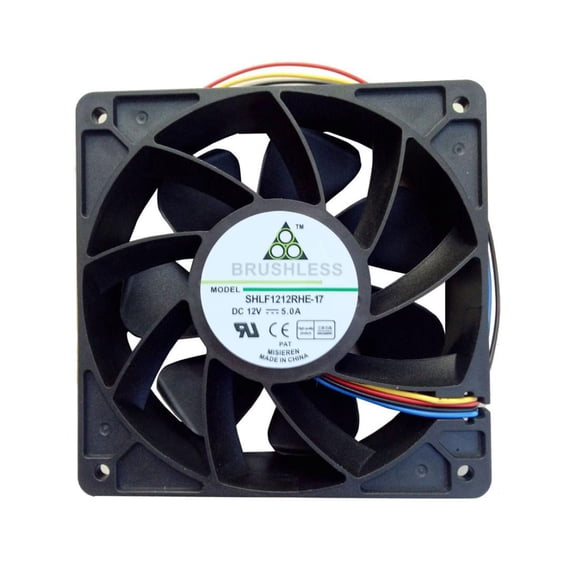 120Mm High Speed Cooling Fan, 7500Rpm, 12V, Dual Ball Bearing, For Server And Mining Rig