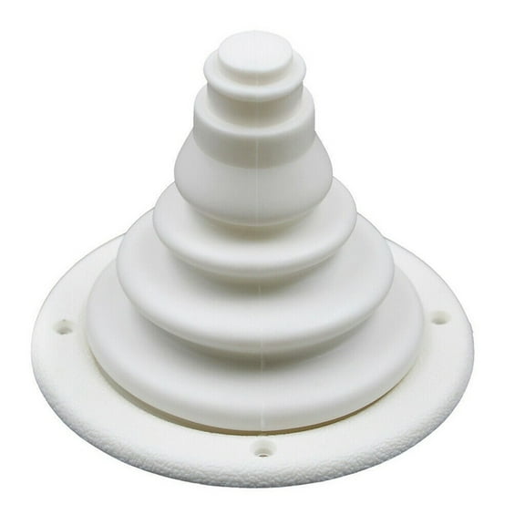 120Mm Marine-Grade Cable Boot - Epdm Rubber Seal For Boat Rigging & Automotive Wiring (Uv Resistant, Black/White)