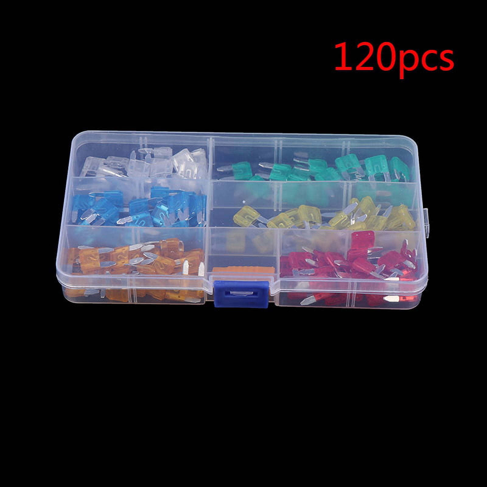 120PC Mini Small Size Blade Car Fuse Micro Blade Fuse Set Car Truck