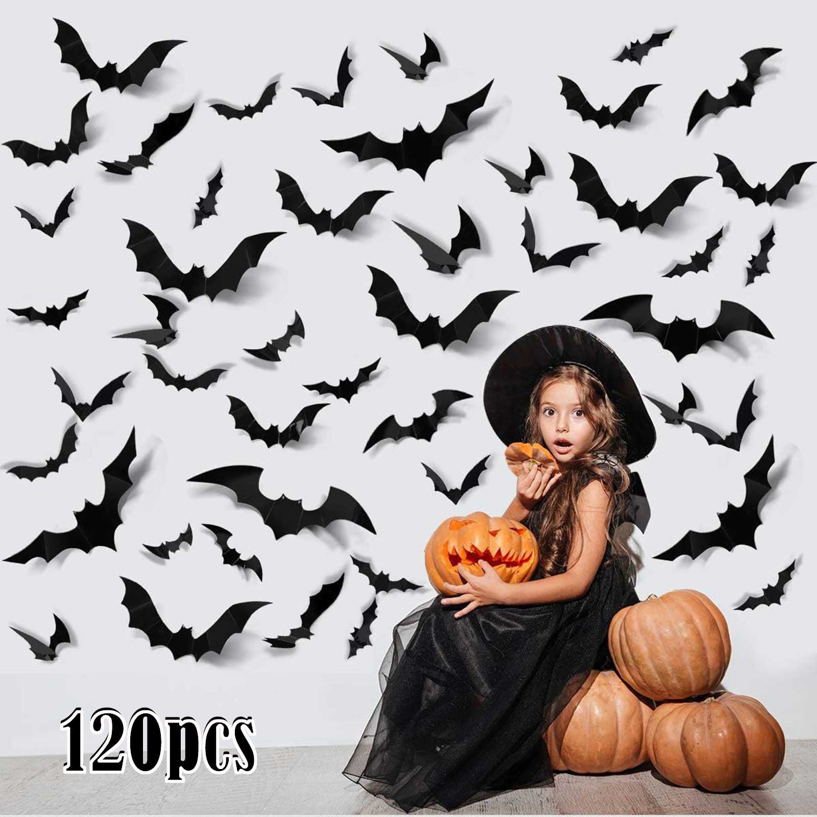 120PCS 3D Wall Stickers Creative Living Room Bedroom Decoration